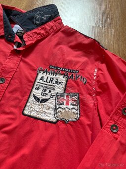 Košile Camp David Red Haritage Brand Regular Fit - 2