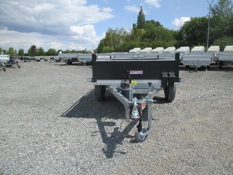 Bazarový hydraulicky sklopný přívěs ZV 26 HS 1,3T - 2