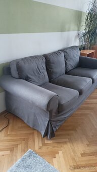 Sedačka šedá 3místná - 2