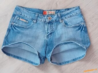 LETNÍ DŽÍNOVÉ KRAŤASY - vel.M/L / zn.Green - 2