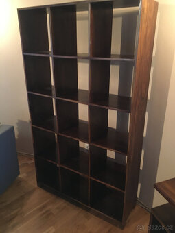 Knihovna / police 111 x 36 x 191 z palisandrového dřeva - 2