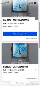 Lístky Lorde, Poľsko - 2