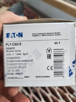 Jistič EATON PL7-C32/3 32A 263412 - 2