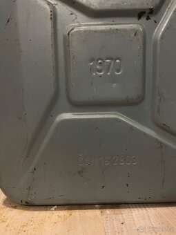 Retro kanistry od roku 1970 - 2