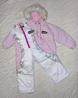241 - Značkový dívčí zimní komplet COLMAR vel. 24-36 měsíců - 2