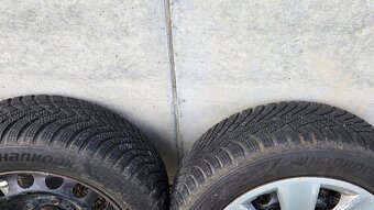 205/55/16, 4x Zimni gumy + plech disky + poklice - 2