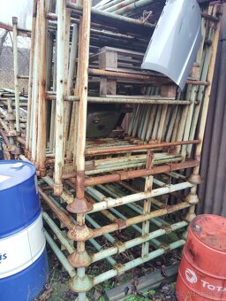 Regál kovový na pneu/ kola - 2