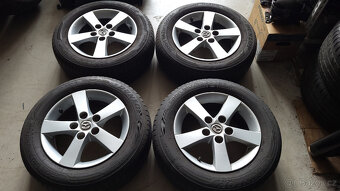 Pěkná orig. letní ALU kola 15" 5x114,3 Mazda 3, Mazda 5 - 2