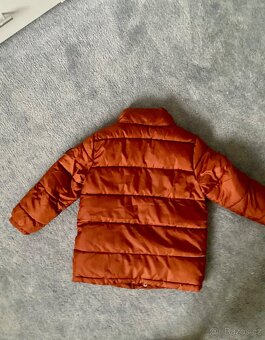 Chlapecká bunda cihlová 116/122 - 2