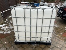 IBC Kontejner 1000 ltr, JAKO NOVÝ - 2