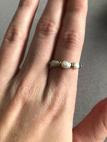 Zlatá souprava, náušnice a prsten - 2