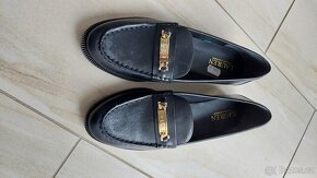 Dámské boty - kožené mokasíny - NOVÉ - 2