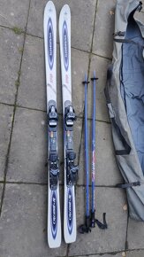 Lyže KNEISSL, lyžáky NORDICA, hůlky + vak - 2