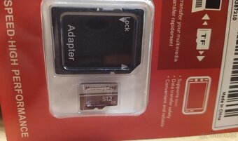 NOVÉ MicroSD Paměťové karty 512GB,256GB + Adaptér - 2