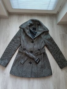 Zimní vlněný kabát, vel. M - 2