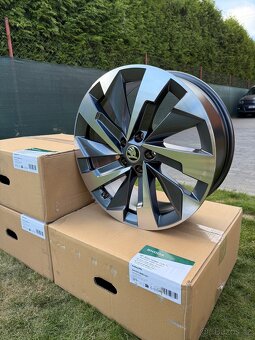 NOVÁ originál kola Škoda HALTI 19” Kodiaq, 5x112 - 2
