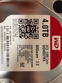Pevny disk WD Red 4.0TB - 2