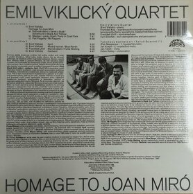 Emil Viklický Quartet ‎– Homage To Joan Miró (LP) - 2