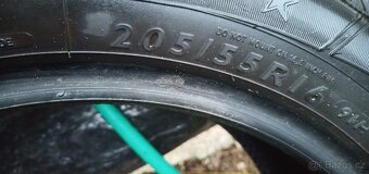 Dunlop 205/55/R16 Winter Sport, r.v.2018, 4-5mm profil,2 ks - 2