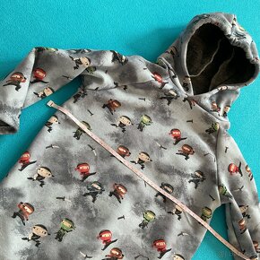 NOVÁ- Handmade teploučká mikinka- 110/116 - 2