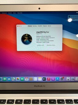 Macbook Air A1466, early 2014, 4GB RAM, 256GB SSD, Intel i5 - 2