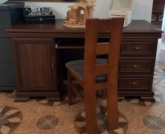 počítačový PC stolek, pracovní stůl z dřevotřísky Kora - 2