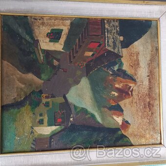 Obraz - horská vesnička - 2