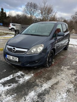 Opel Zafira 1.7 CDTI, 7 míst, manuál, 2010 - 2