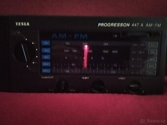 RÁDIO Tesla Progresson 447A - unikátně zachovalé. - 2