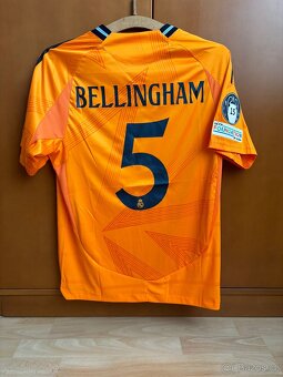 Fotbalový dres Real Madrid 2024/25 – Bellingham 5 - 2