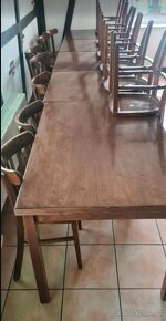 54 ks stohovatelne židle a stoly do restaurace - 2