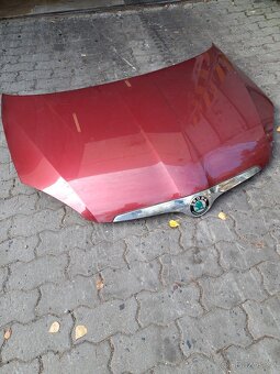 Škoda Fabia II kapota 9892, zadní nárazník + senzory - 2