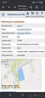 V územním plánu obce jsou to stavební pozemky . - 2