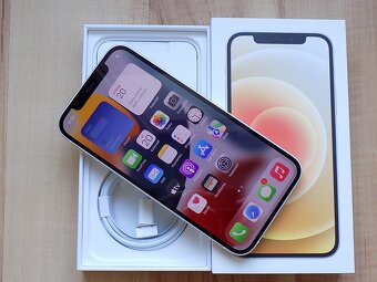 APPLE iPhone 12 64GB White - ZÁRUKA - PĚKNÝ STAV - 2