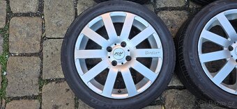 16" lité disky, 4x108, 7x16", ET25 letní 195/50/16 - zašl - 2