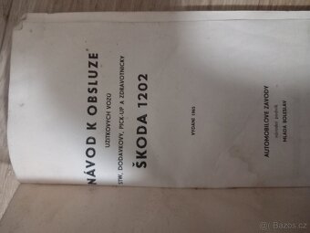 Návod k obsluze a údržbě ŠKODA 1202 - 2