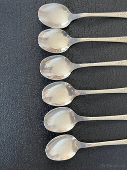 6x čajová lžička z alpaky (melchior), USSR - 2