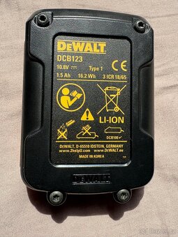 Baterie Dewalt 10,8V 1.5AH - 2