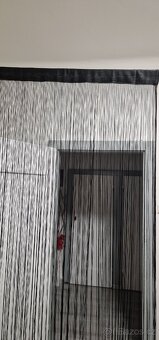 Provázková záclona černé barvy 100x250cm - 2