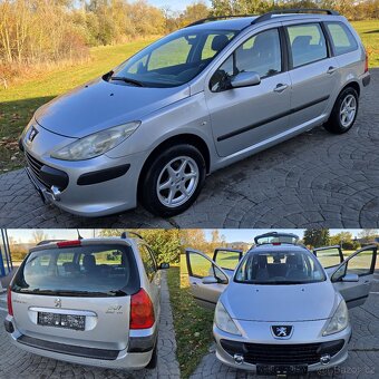 PEUGEOT 307 SW 1,4 16v BENZÍNOVÝ ČTYŘVÁLEC KLIMA, ALU KOLA - 2