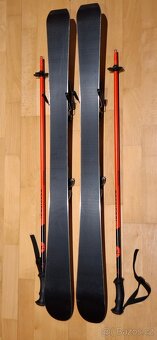 Dětské lyže 110 cm i s hůlkami - 2