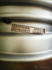 Plechový disk 14" Citroen,Peugeot 4x108 - 2