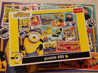 Různé puzzle 500, 1000 dílků - 2