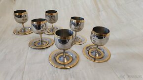 Zepter Prince set likérových číšek - zlacené - 6ks - 2