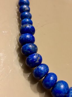 Náhrdelník přírodní lapis lazuli UV AKTIVNÍ 97,6 g - 2