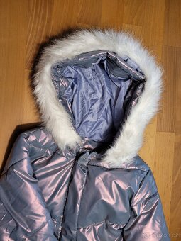 Zimní prošívaný kabát, bunda, parka RESERVED vel. 158 a164 - 2