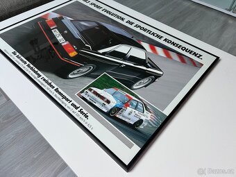 ORIGINÁL BMW plakát v rámu A1 BMW E30 M3 SPORT EVOLUTION - 2