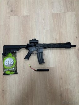 Prodám airsoft zbraň GC16MPW12" Keymod - 2