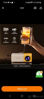 Nový mini Projektor 1080P - 2