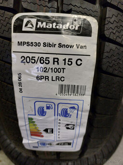205/65 R15C Matador MPS530 zimní nové 4ks - 2